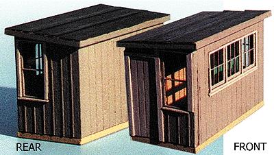 2 American Model Builders Inc HO #167 ATSF Standard Single Stall Yard Closets 