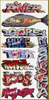 Blair-Line Graffiti Decals Mega Set - #7 (9) HO Scale Model Railroad Decal #2256
