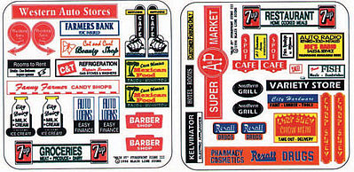 model railroad decals o scale