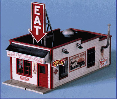 Blair-Line Fred & Reds Cafe O Scale Model Railroad Building #290