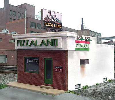 Blair-Line Pizzaland O Scale Model Railroad Building #296