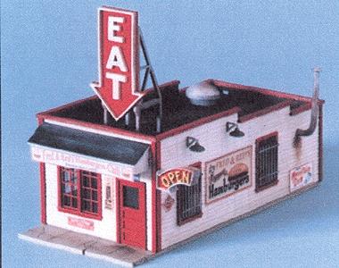 Blair-Line Fred & Reds Hamburgers Kit N Scale Model Railroad Building #90