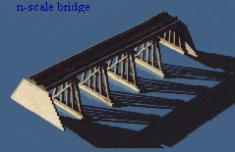 Blair-Line-Signs Pile & Frame Trestle Kit N Scale Model Railroad Bridge #071