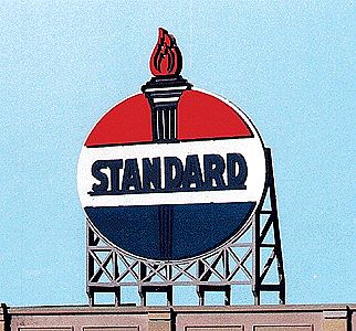 Blair-Line-Signs Standard Oil Billboard Kit For Z, N, HO Scale (D)