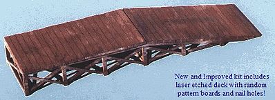 Blair-Line-Signs Loading Ramp Kit HO Scale Model Railroad Building Accessory #174