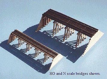 n scale bridges trestles