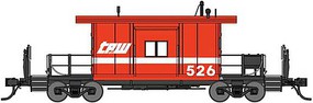 Bluford Short Body Bay Window Caboose Ready to Run Toledo, Peoria & Western 526 (red, white) N-Scale Bluford Short Body Bay Window Caboose Ready to Run Toledo, Peoria & Western 526 (red, white) N-Scale