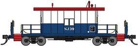 Bluford Steel Transfer Caboose w/Long Roof Ready to Run D&H Napierville Junction 39 (Bicentennial, red, white, blue) N-Scale Bluford Steel Transfer Caboose w/Long Roof Ready to Run D&H Napierville Junction 39 (Bicentennial, red, white, blue) N-Scale