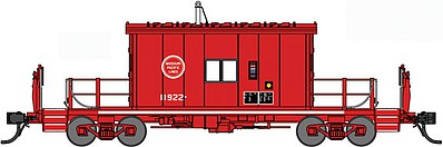 Bluford Short-Roof Transfer Caboose - Ready to Run Missouri Pacific #11922 (red, white) - N-Scale