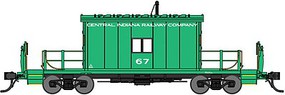 Bluford Short-Roof Transfer Caboose Ready to Run Central Indiana Rwy #67 (Jade Green) N-Scale Bluford Short-Roof Transfer Caboose Ready to Run Central Indiana Rwy #67 (Jade Green) N-Scale