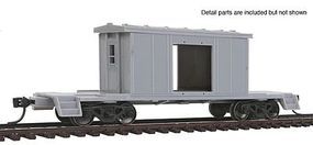 Bluford Short-Body Bay Window Caboose Undecorated HO Scale Model Train Freight Car #31000 Bluford Short-Body Bay Window Caboose Undecorated HO Scale Model Train Freight Car #31000