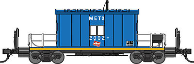 Bluford Transfer Caboose Metra #2002 HO Scale Model Train Freight Car #34170