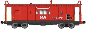 Bluford International Car Bay Window Caboose Phase 3 N&W 557560 N Scale Model Train Freight Car #43061