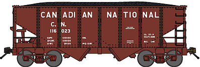Bluford USRA 2-Bay Hopper Canadian National N Scale Model Train Freight Car #60032