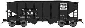 Bluford USRA 30'6'' 2-Bay Hopper Cambria & Indiana (black) N Scale Model Train Freight Car #60161 Bluford USRA 30'6'' 2-Bay Hopper Cambria & Indiana (black) N Scale Model Train Freight Car #60161