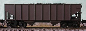 Bluford 8-Panel 2-Bay Open Hopper w/Load Ready to Run Undecorated N-Scale
