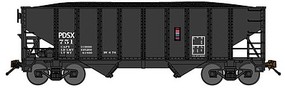 Bluford 8-Panel 2-Bay Open Hopper w/Load 2-Pack Ready to Run Penn-Dixie Cement PDSX (black) N-Scale Bluford 8-Panel 2-Bay Open Hopper w/Load 2-Pack Ready to Run Penn-Dixie Cement PDSX (black) N-Scale