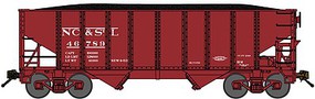 Bluford 8-Panel 2-Bay Open Hopper w/Load 2-Pack Ready to Run Nashville Chattanooga & St. Louis (Boxcar Red) N-Scale Bluford 8-Panel 2-Bay Open Hopper w/Load 2-Pack Ready to Run Nashville Chattanooga & St. Louis (Boxcar Red) N-Scale