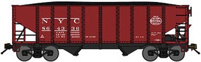 Bluford 8-Panel 2-Bay Open Hopper w/Load 3-Pack Ready to Run New York Centra (Boxcar Red, black, System Logo) N-Scale Bluford 8-Panel 2-Bay Open Hopper w/Load 3-Pack Ready to Run New York Centra (Boxcar Red, black, System Logo) N-Scale