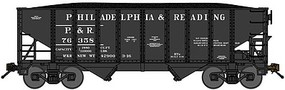 Bluford 8-Panel 2-Bay Open Hopper w/Load 2-Pack Ready to Run Philadelphia & Reading (black) N-Scale Bluford 8-Panel 2-Bay Open Hopper w/Load 2-Pack Ready to Run Philadelphia & Reading (black) N-Scale