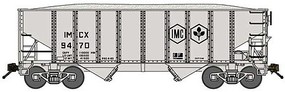Bluford 8-Panel 2-Bay Open Hopper Car with load IM&C #9470 N Scale Model Train Freight Car #65250