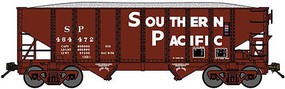Bluford 8-Panel 2-Bay Open Hopper Southern Pacific #464472 N Scale Model Train Freight Car #65310