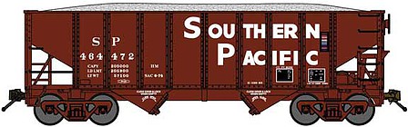 Bluford 8-Panel 2-Bay Open Hopper Southern Pacific #464599 N Scale Model Train Freight Car #65317
