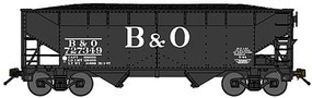 Bluford 2-Bay Offset-Side Hopper w/Load 2-Pack Ready to Run Baltimore & Ohio (black, Billboard B&O) N-Scale Bluford 2-Bay Offset-Side Hopper w/Load 2-Pack Ready to Run Baltimore & Ohio (black, Billboard B&O) N-Scale