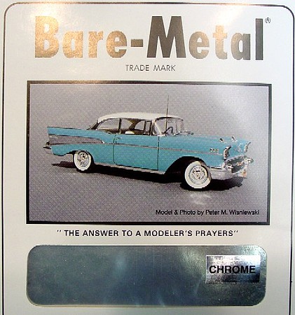 BARE METAL FOIL GIVES YOUR MODEL THAT REALISTIC LOOK NEW IMPROVED CHROME 