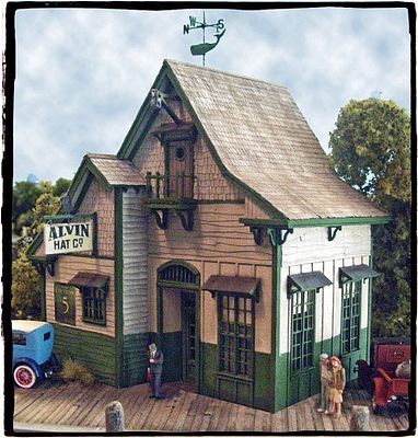 Bar-Mills Alvin Hat Co Kit HO Scale Model Railroad Building #1040
