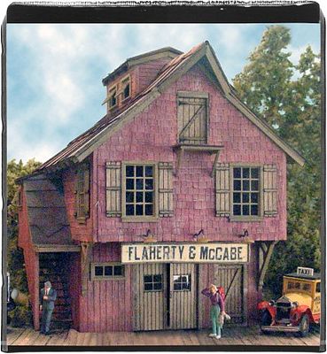 Bar-Mills Flaherty & McCabes Kit HO Scale Model Railroad Building #1340