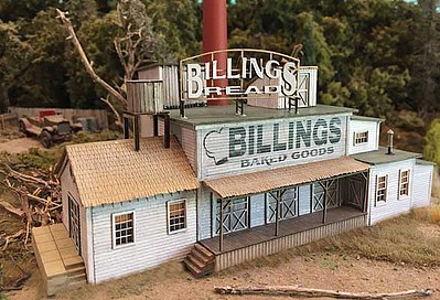Bar-Mills Billings Bakery Kit N Scale Model Railroad Building #171
