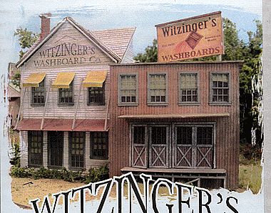 Bar-Mills Witzingers Washboards - Kit - 11 x 3-3/4 27.9 x 9.5cm O Scale Model Railroad Building #174