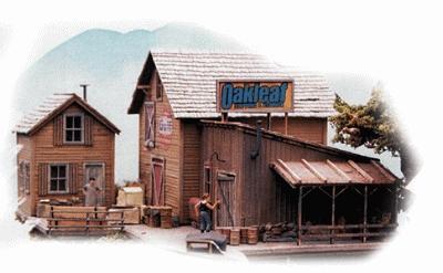 Bar-Mills Oakleaf Shipping & Storage - Kit HO Scale Model Railroad Building #182