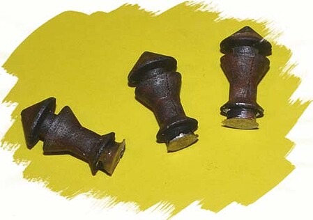 Bar-Mills Large Exhaust Vents - pkg(3) HO Scale Model Railroad Building Accessory #202