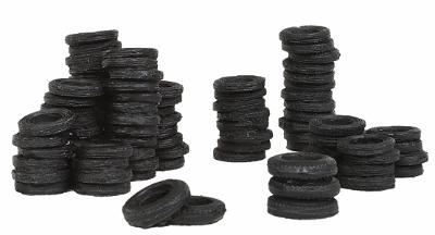 Bar-Mills Tire Stacks HO Scale Model Railroad Building Accessory #210