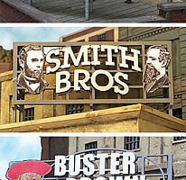 Bar-Mills Billboards Pack #3 Kit HO Scale Model Railroad Billboard Sign #242 Bar-Mills Billboards Pack #3 Kit HO Scale Model Railroad Billboard Sign #242