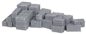 Bar-Mills Crate Assortment (Large) (unpainted) O Scale Model Railroad Building Accessory #4019