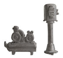 Bar-Mills Air Pump & Compressor HO Scale Model Railroad Building Accessory #4031 Bar-Mills Air Pump & Compressor HO Scale Model Railroad Building Accessory #4031