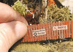 Bar-Mills Insta-Fence Kit Approximately 120 Scale Feet O Scale Model Railroad Building #44