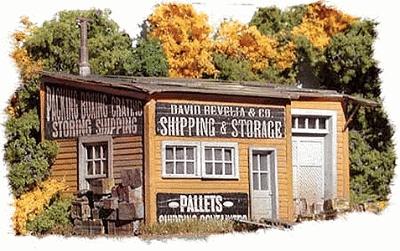 Bar-Mills Revelia Shipping & Storage - Kit HO Scale Model Railroad Building #722