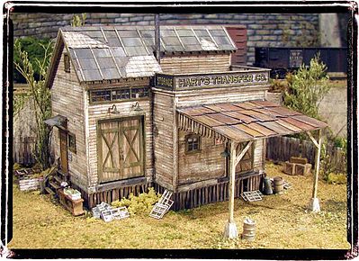 Old Man Harts O Scale Model Railroad Building #844 by Bar-Mills (844)