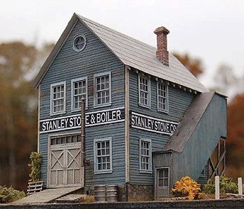  Stove Company HO Scale Model Railroad Building #972 by Bar-Mills (972