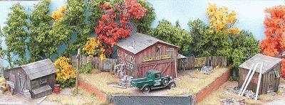 Bar-Mills The Shack Pack - Kit - 3 Different Shacks (3) N Scale Model Railroad Building #991