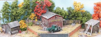 Bar-Mills The Shack Pack Kit 3 Different Shacks -(3) O Scale Model Railroad Building #994