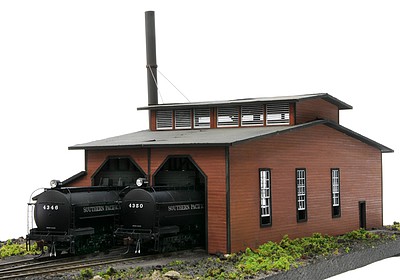 Banta Port Costa Roundhouse HO Scale Model Railroad Building Kit #2097