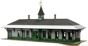 Banta Phillips Depot HO Scale Model Railroad Building Kit #2099