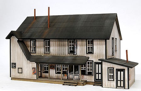 Banta Oilton Club Saloon (Boarding/Grocery) HO Scale Model Railroad Building Kit #2112