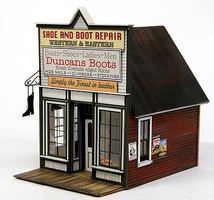 Banta Duncan Boots HO Scale Model Railroad Building Kit #2120