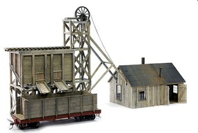 Banta Little Creek Mine HO Scale Model Railroad Building Kit #2123
